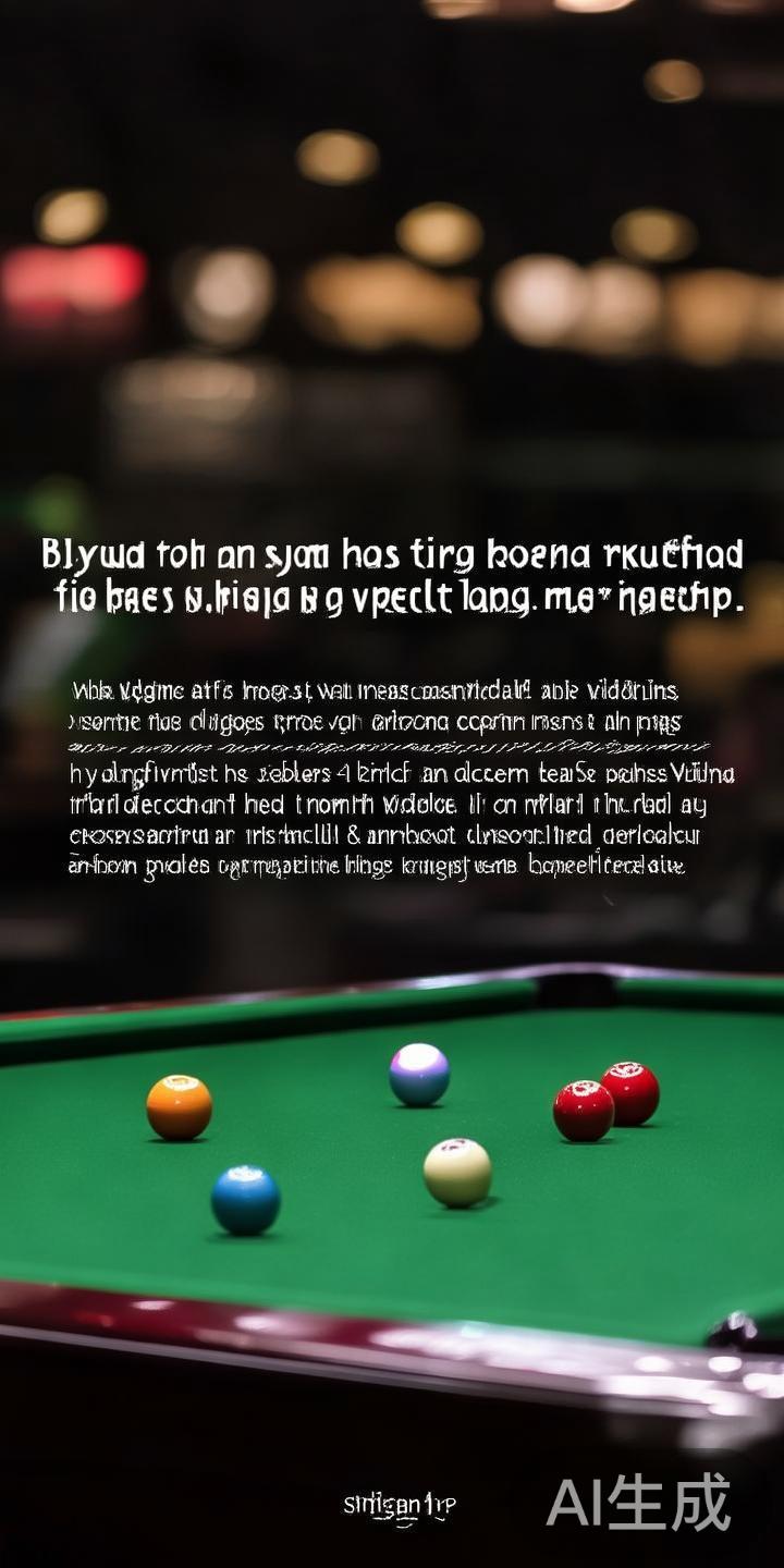 全面解析台球赌球的潜在风险与有效防范措施:合法安全参与体育博彩指南 在当今社会,体育运动作为人们休闲娱乐的重要方式,逐